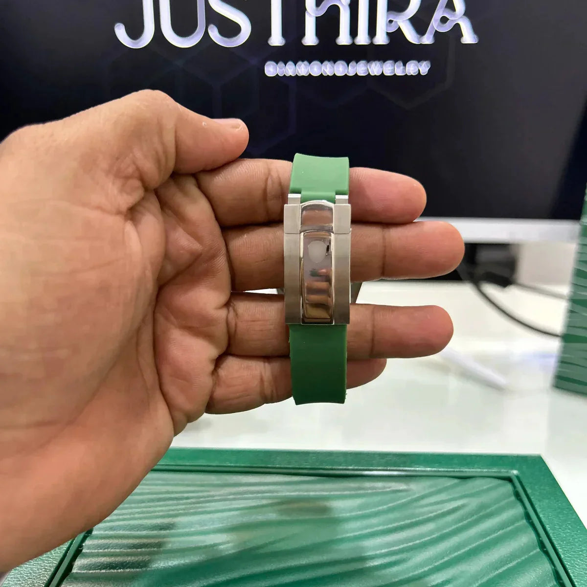 Moissanite Strap Watch