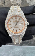 1:1 Two-Tone Rose Gold Bussdown Wrist Bling