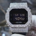 1:1 Iced Out Black Band Shocker Wrist Bling