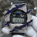1:1 Iced Out Blue Tiger Scratch Shocker Wrist Bling
