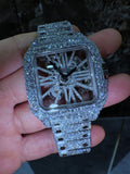 1:1 Iced Out Skeleton Wrist Bling