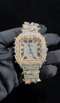 1:1 Iced Out Two Tone Thorn Wrist Bling